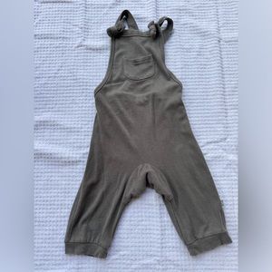 Kyte BABY Bamboo Jersey Overall. Size: 2T. Color: Charcoal.